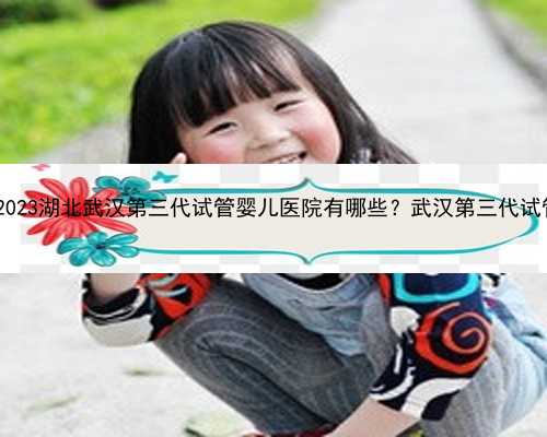 武汉高龄供卵三代|2023湖北武汉第三代试管婴儿医院有哪些？武汉第三代试管婴